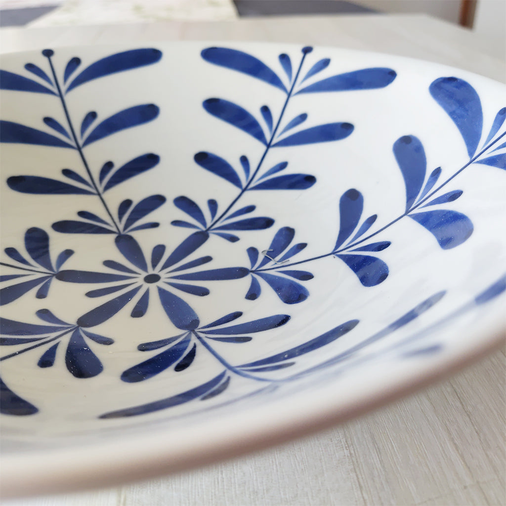 大西陶芸セット】5,500円・ブルーハーブ食器3点セット – 砥部焼