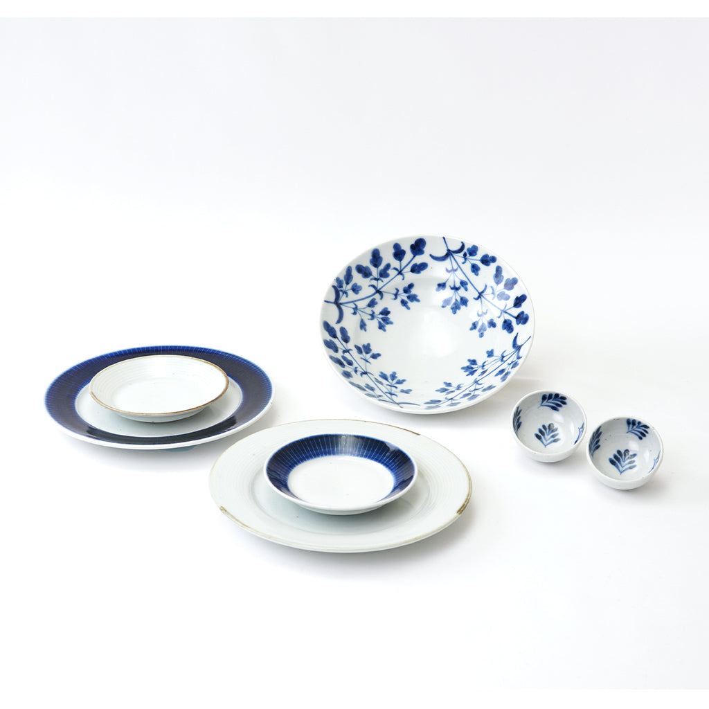 砥部焼　陶房遊　7寸皿　2枚セット 砥部焼・陶房 遊 7寸丸皿 | UROCO.