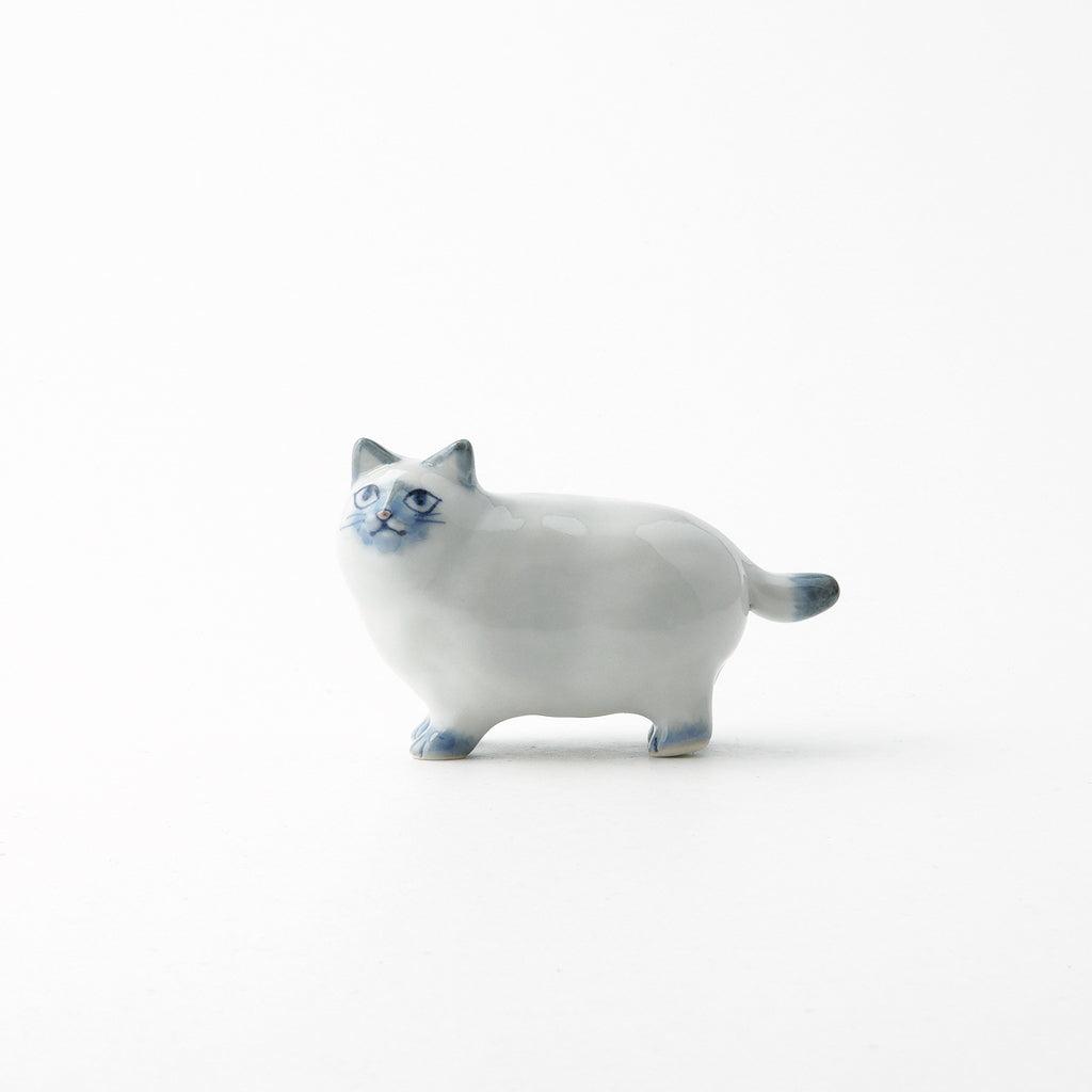 ツチノコ工房】猫置物(シャム) – 砥部焼オンライン陶器市