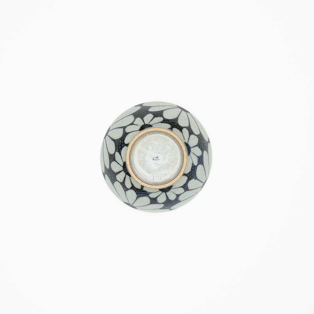 陶胎染付 菊花 小碗 陶胎染付 菊花 小碗 陶胎染付 菊花 小碗 陶胎