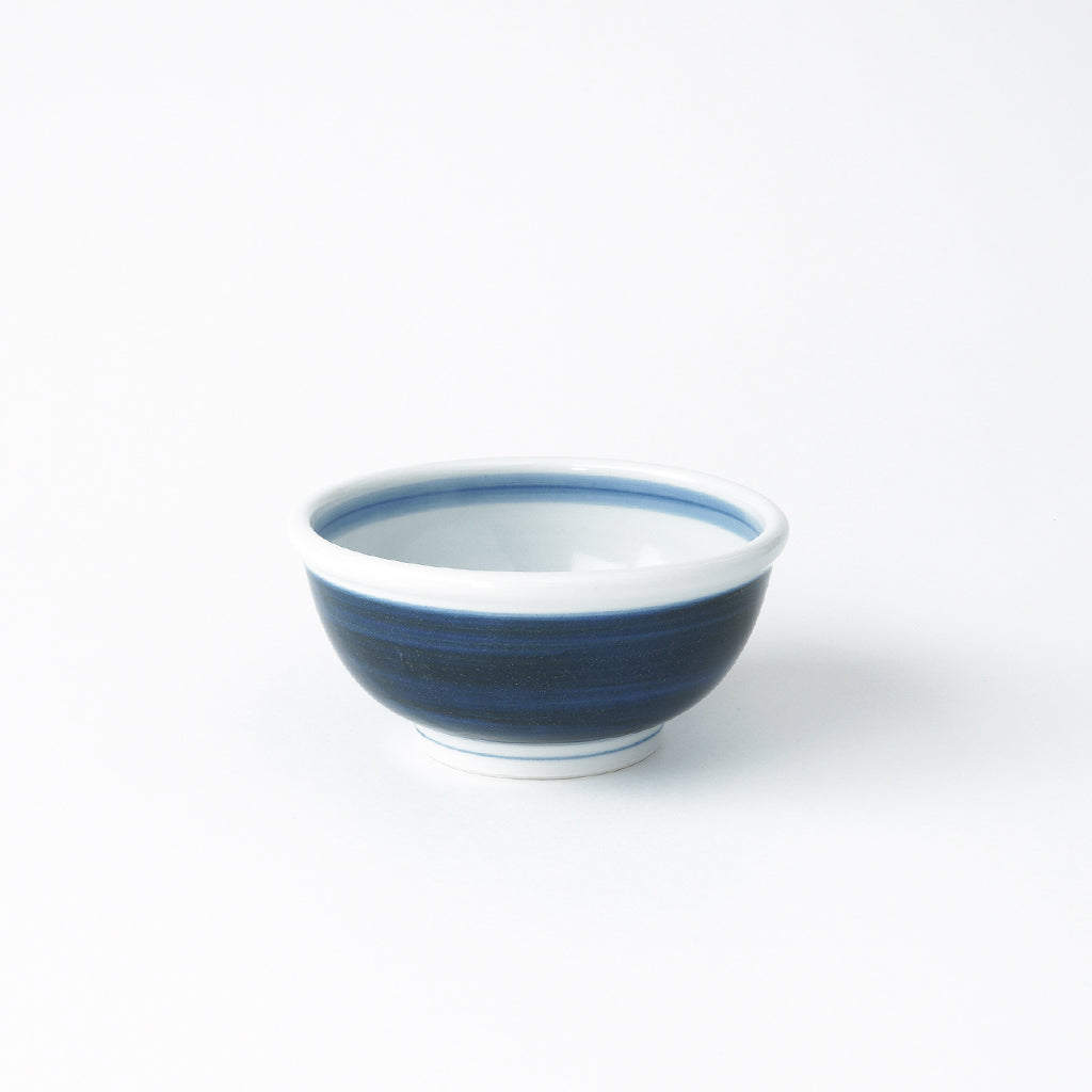 五松園窯】玉縁鉢(小) 呉須巻 – 砥部焼オンライン陶器市