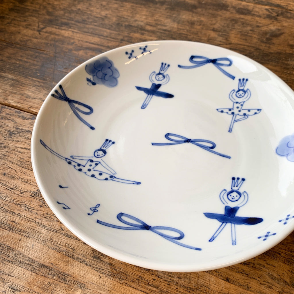 森陶房】バレリーナ 七寸皿 – 砥部焼オンライン陶器市