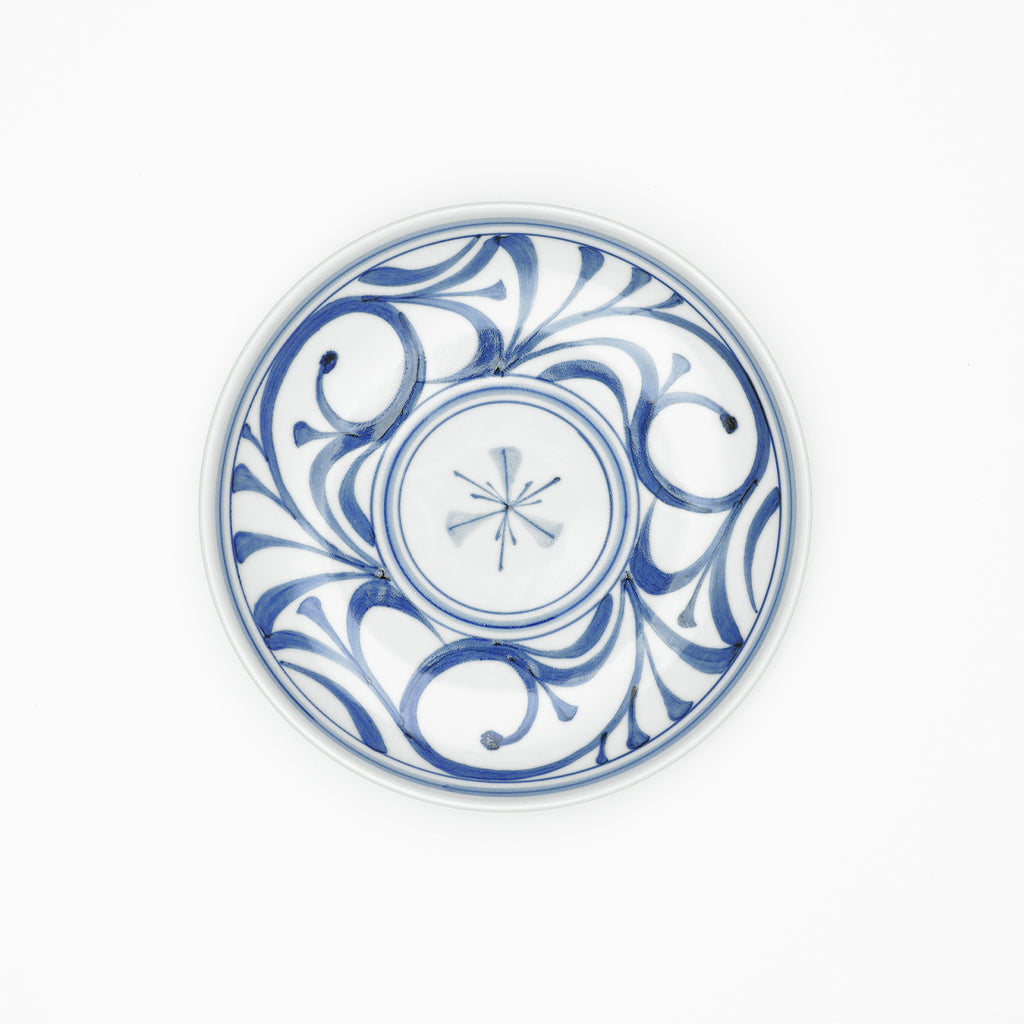 砥部焼　梅山窯　松竹梅 ７寸皿　民藝 砥部焼 梅山窯】7寸丸皿 唐草 | 窯元別,梅山窯 | 砥部焼通販【とべまち