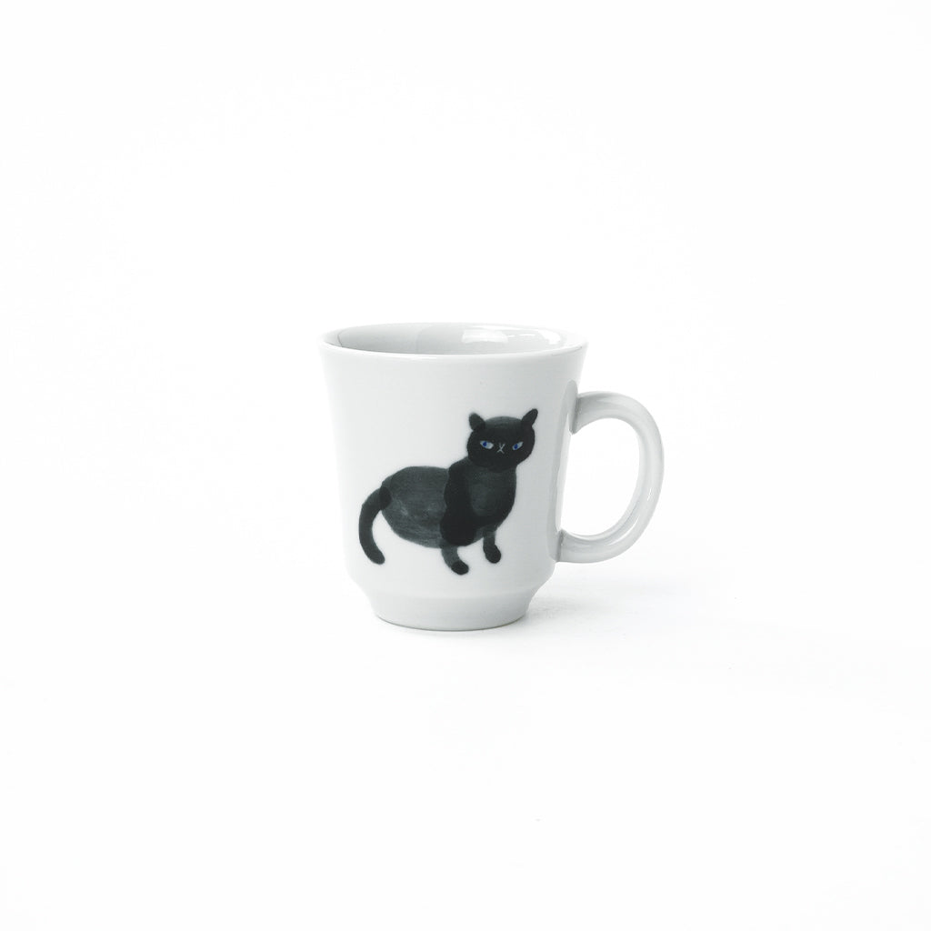 清月窯】黒ねこ マグカップ – 砥部焼オンライン陶器市