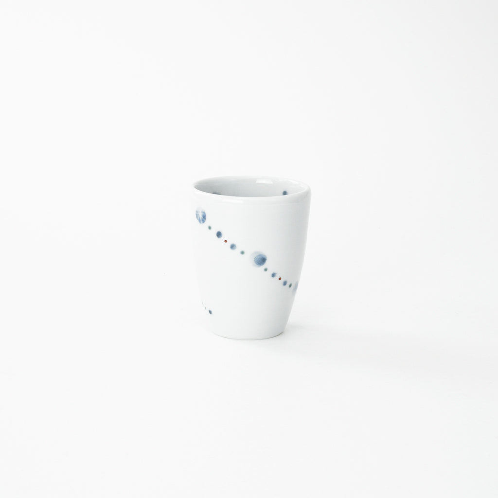 公水窯】スープカップ 大 水玉上絵 – 砥部焼オンライン陶器市